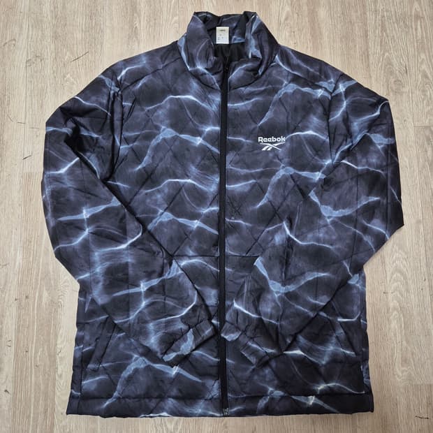 리복 웰론 누빔 중경량 패딩 자켓 