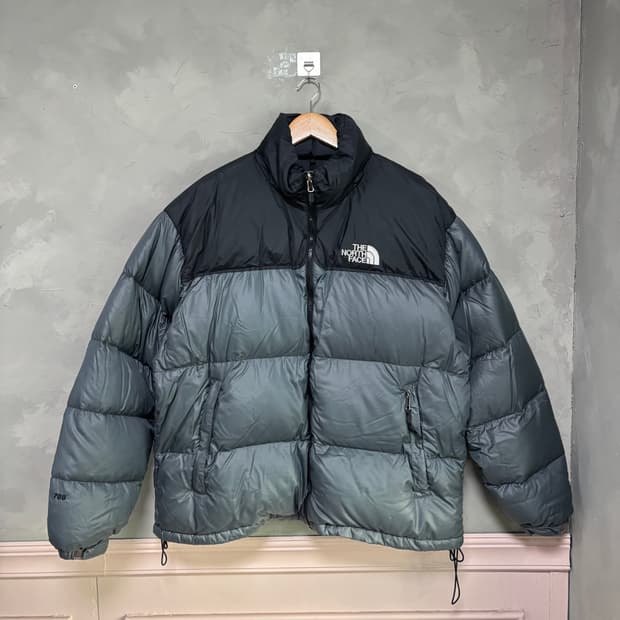 노스페이스 700 눕시 구스다운 패딩 그레이