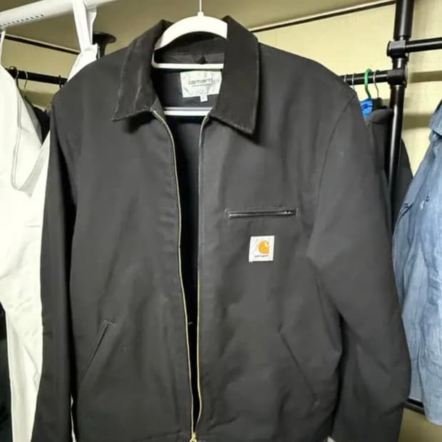 칼하트 wip 디트로이트 자켓 블랙l