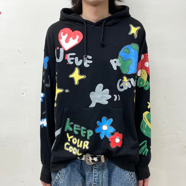 Earth, Mushroom, Flower Multi Hoodie