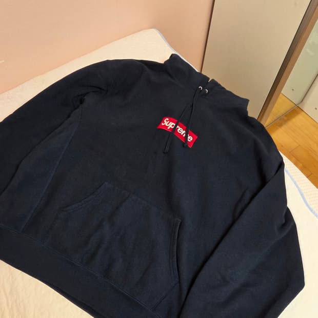 슈프림 박스 로고 후드 네이비 XXL 24FW