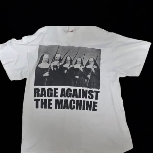 90s rage against the machine (밴드티) Xl