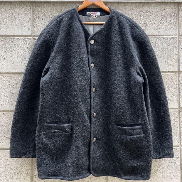 VINTAGE ALPHORN BOILED WOOL 빈티지보일드울자켓
