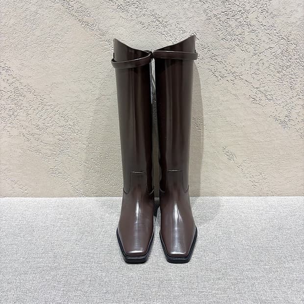 (정품/새상품) TOTEME 토템 여성 커피 더 라이딩 부츠