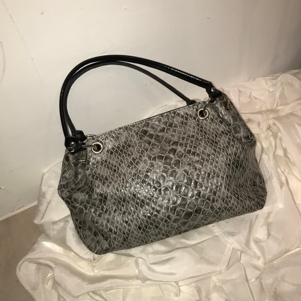 Vintage 빈티지 갸루 펑크 악어패턴 숄더백 토트백