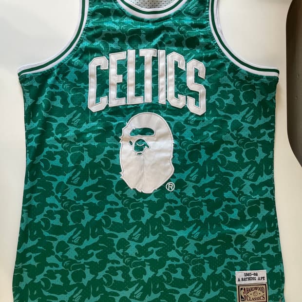 BAPE x Celtics 농구 저지 / L사이즈 / 상태좋음