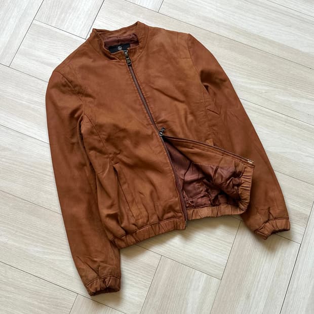[BEAUTY & YOUTH] soft lambskin blouson