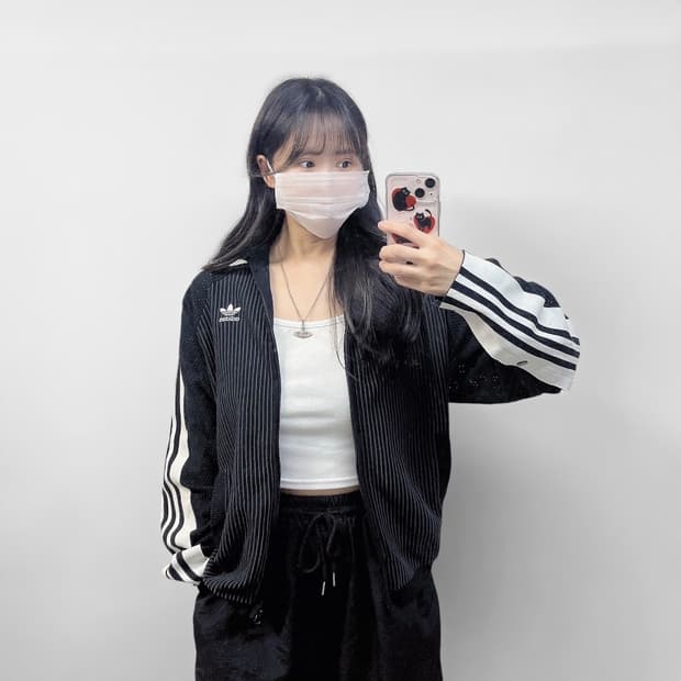 아디다스 아디브레이크 트랙탑 져지 블랙