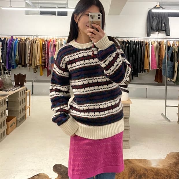 McGREGOR fair isle knit 맥그리거 페어아일 니트
