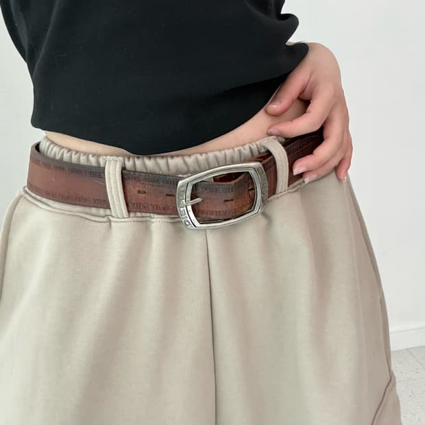 디젤 브라운 벨트