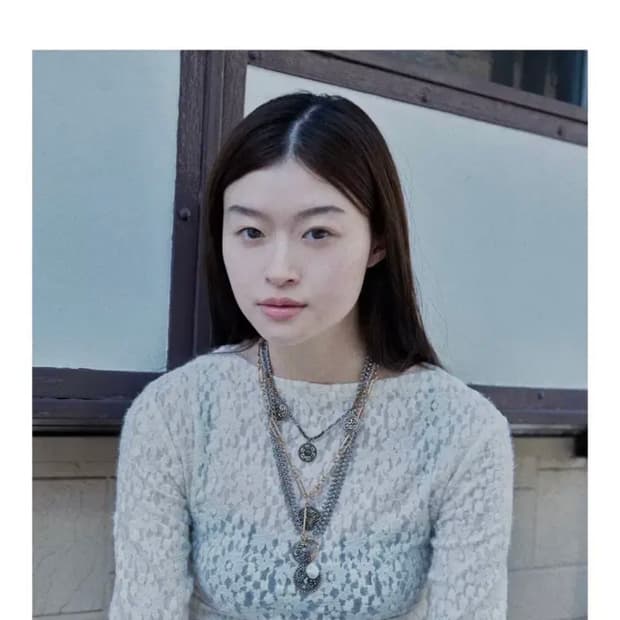 자라 레이스 셔링 시스루 탑 M
