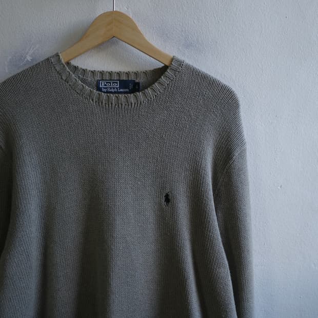 폴로 코튼 니트 