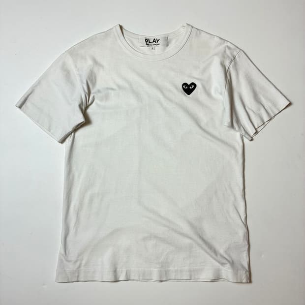 꼼데가르송 하트 로고 베이직 우먼스 반팔 티셔츠 PN9099