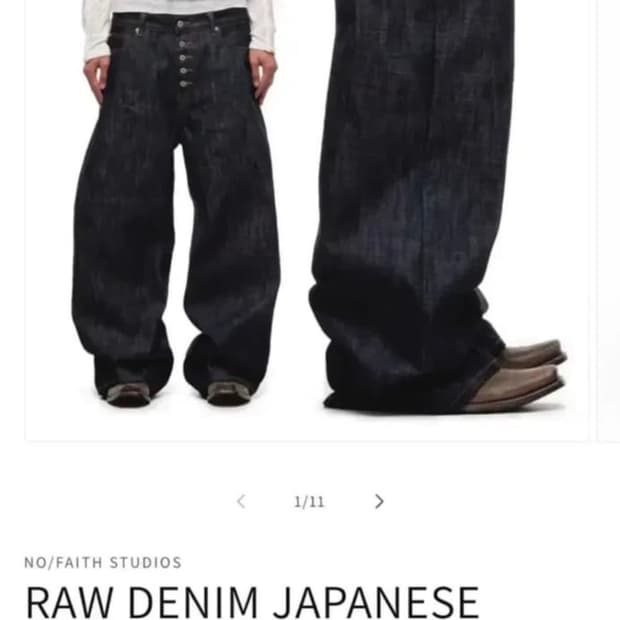 Nofaith studios RAW DENIM