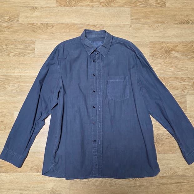 포터리 가먼트다이드 셔츠 차콜 2사이즈