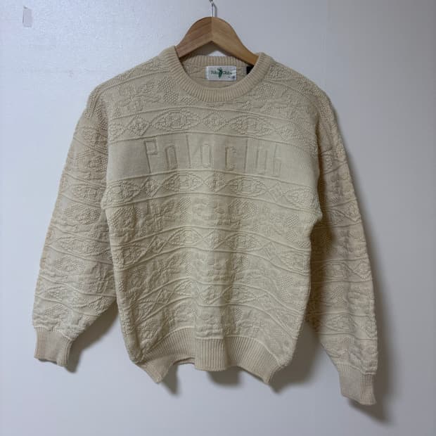 폴로 빈티지 울 100% 니트