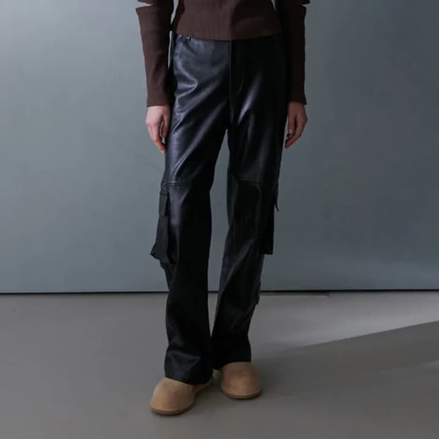 오데스 레더 카고 팬츠