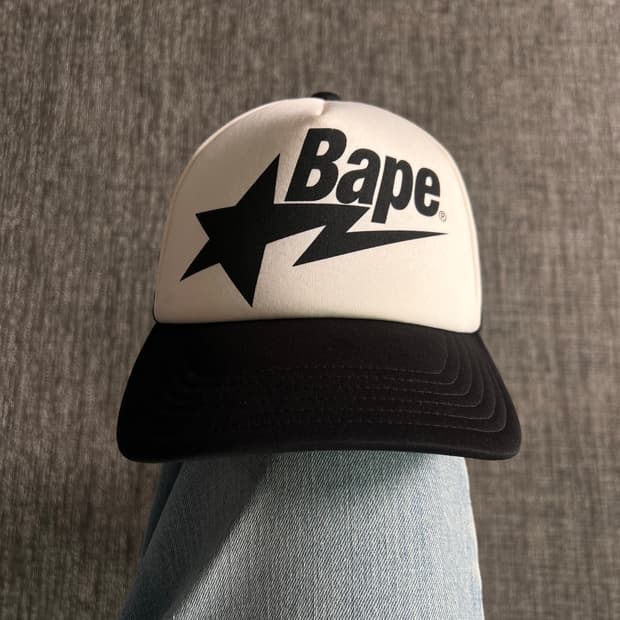 [Bape Sta Mesh Cap Black]