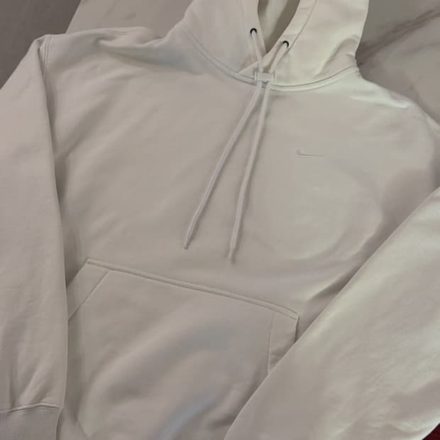 초판 나이키 NRG 후드 화이트 M 95 (실측기준 L 100)