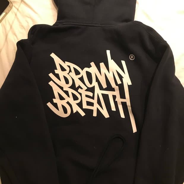 브라운브레스 후드티 네이비 남색