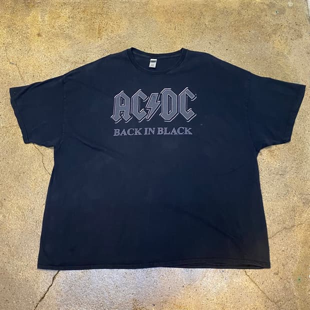 미국 빈티지 레어 빅사이즈 ACDC 공식굿즈티 락티셔츠 반팔티