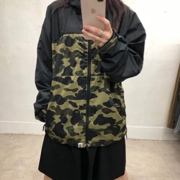 베이프 카모 자켓