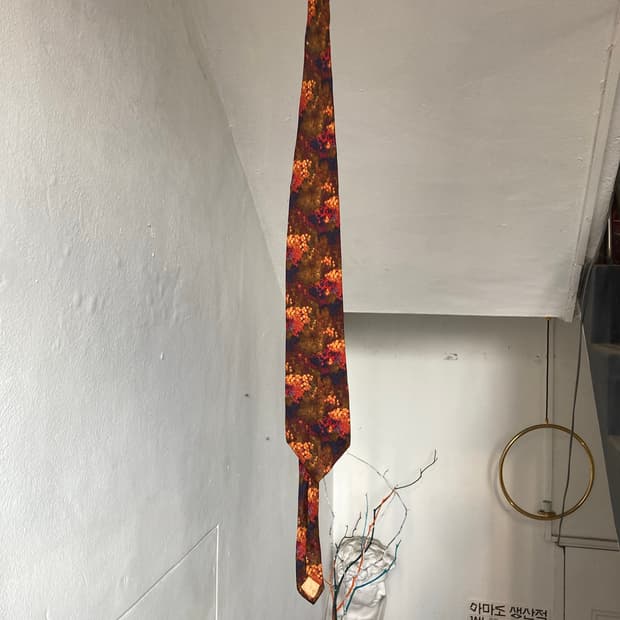 빈티지 입생로랑 실크 넥타이