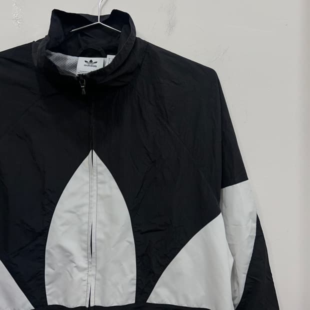 아디다스 오리지널 올드스쿨 빅로고 래글런 바람막이