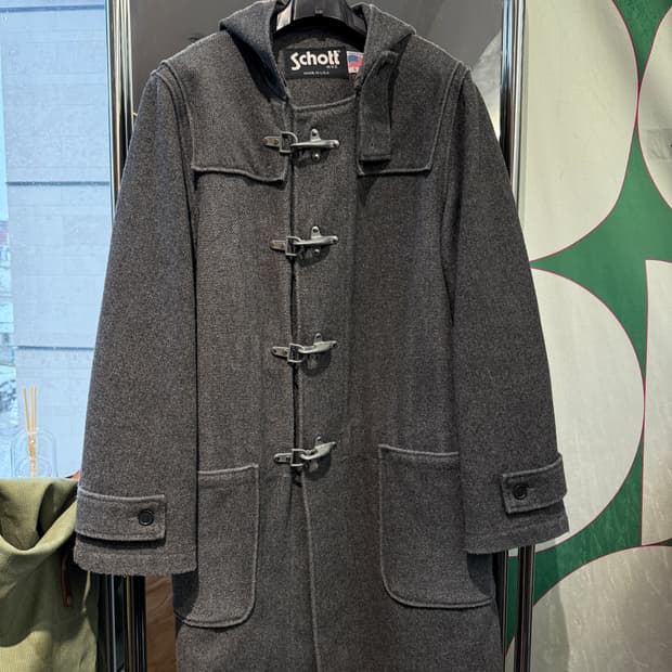 Schott  Wool Duffle Fireman Coat 100