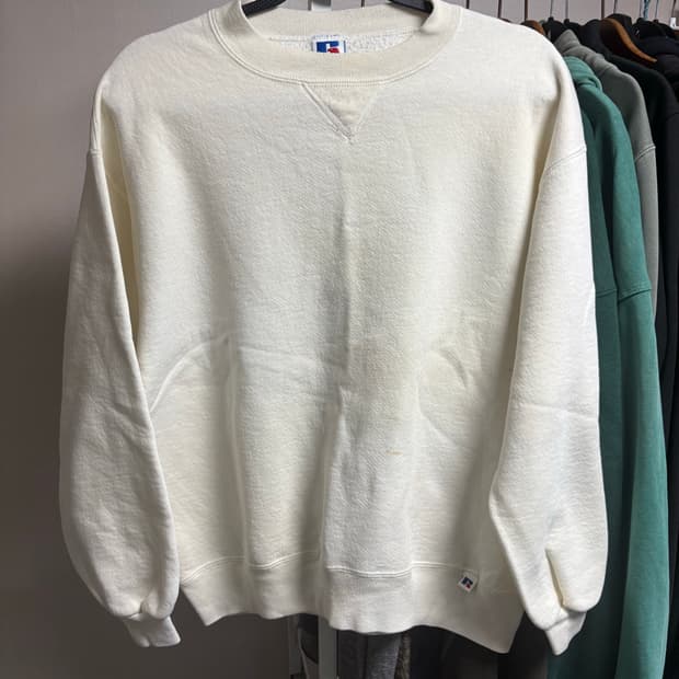 90s 러셀 크루넥 화이트