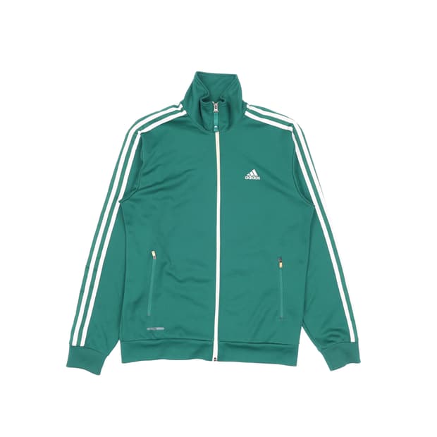 100 아디다스 그린 트랙탑 집업 져지 N7578
