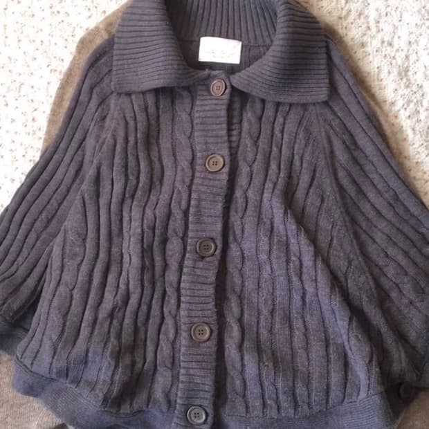 마루빈티지 모리걸 무채색 블랙 케이프