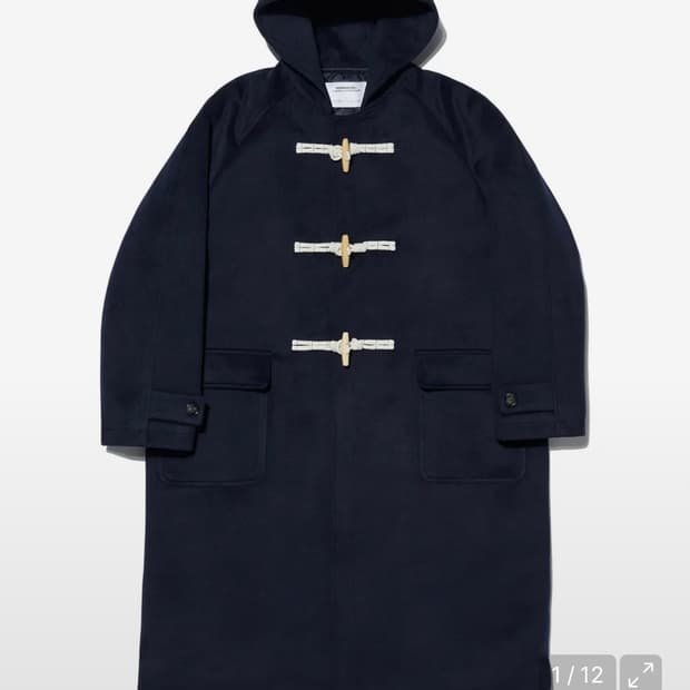 노메뉴얼 BALMACAAN DUFFLE COAT - DARK NAVY