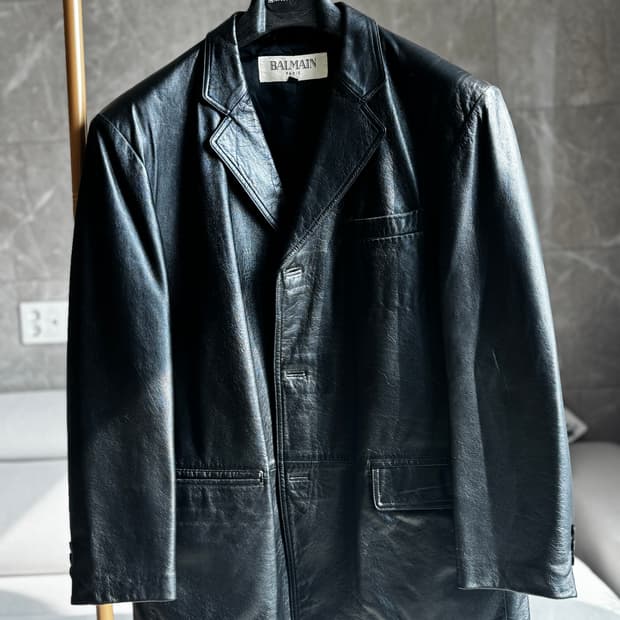 발망 빈티지 카코트 양가죽 자켓 XL