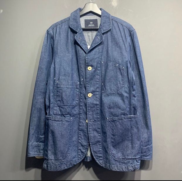 아스페시 데님 블레이져 자켓