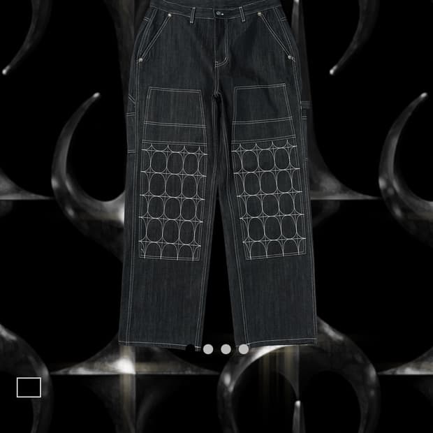 THUG CLUB 떠그클럽 앤젤 워크 팬츠 데님