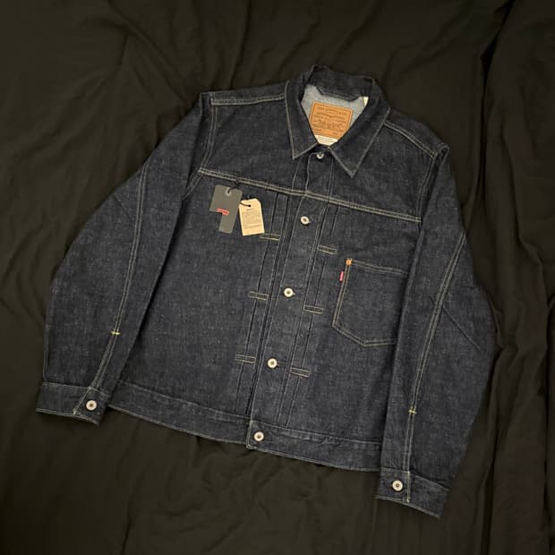 리바이스 프리미엄 셀비지 타입 1 데님 트러커