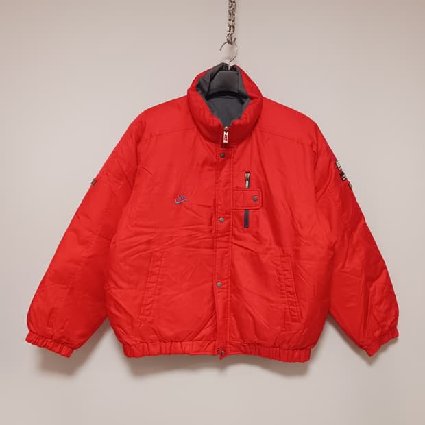 80S 한국나이키 리버시블 오리털패딩