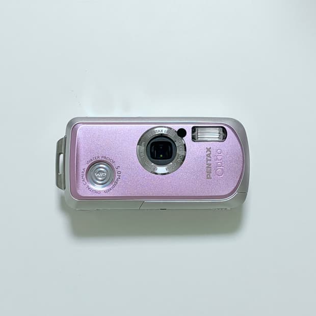 작례있음! 새상품급🩷 Pentax Optio WP 핑크🫧