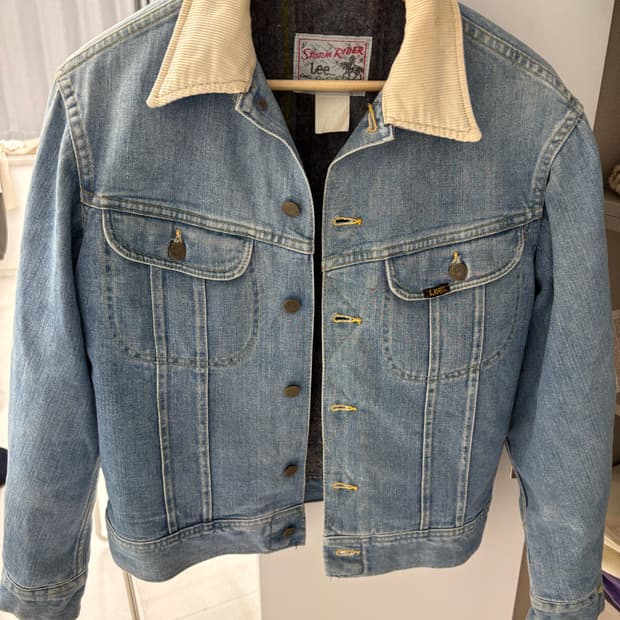 70s 빈티지 리 스톰라이더 데님 자켓