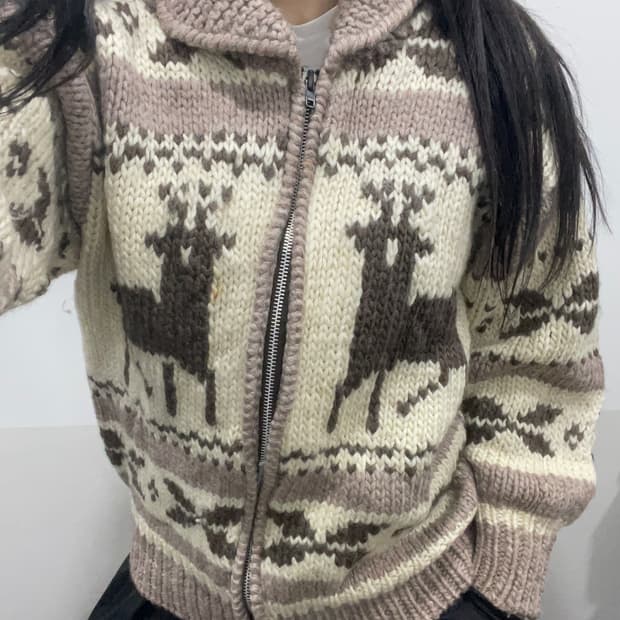 (빈티지)90‘s MACHOPE 맥호프 울 숄카라 코위찬