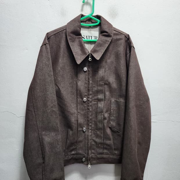 Satur 세터 카이엔 소피아브라운 데님자켓