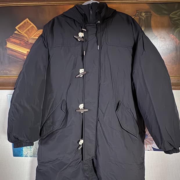 코드그라피 떡볶이 패딩코트