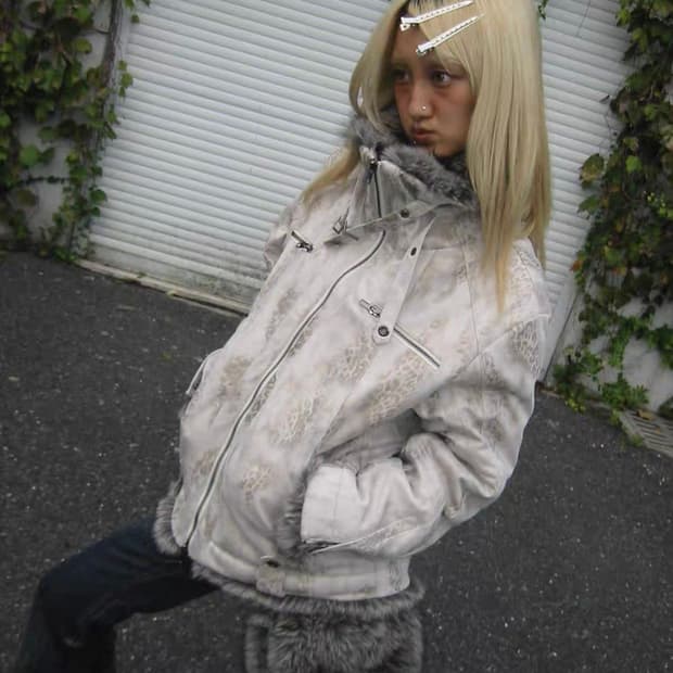 andivogels 스웨이드 퍼 자켓