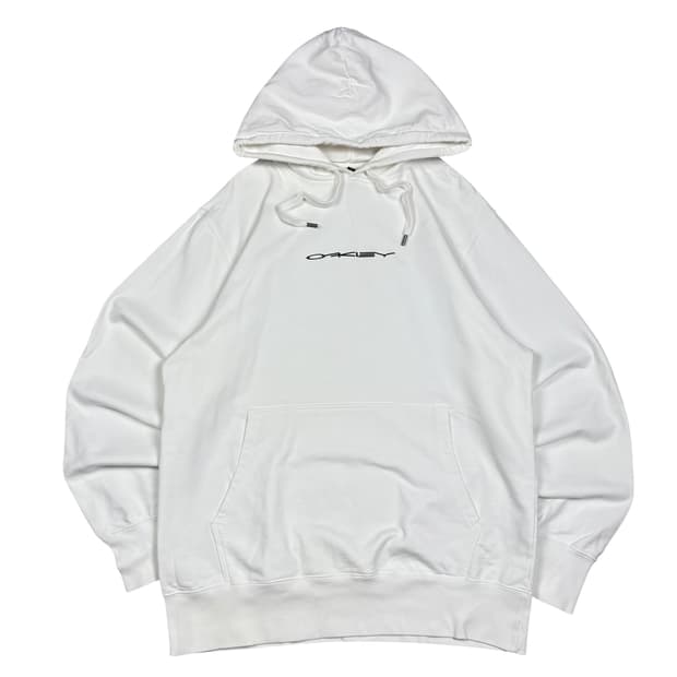 오클리 화이트 후드티