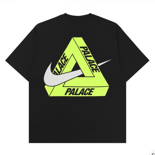 나이키x팔라스 트라이 스우시 블랙 반팔