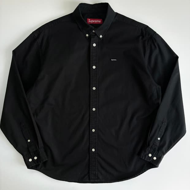 Supreme  슈프림 박스로고 블랙 셔츠