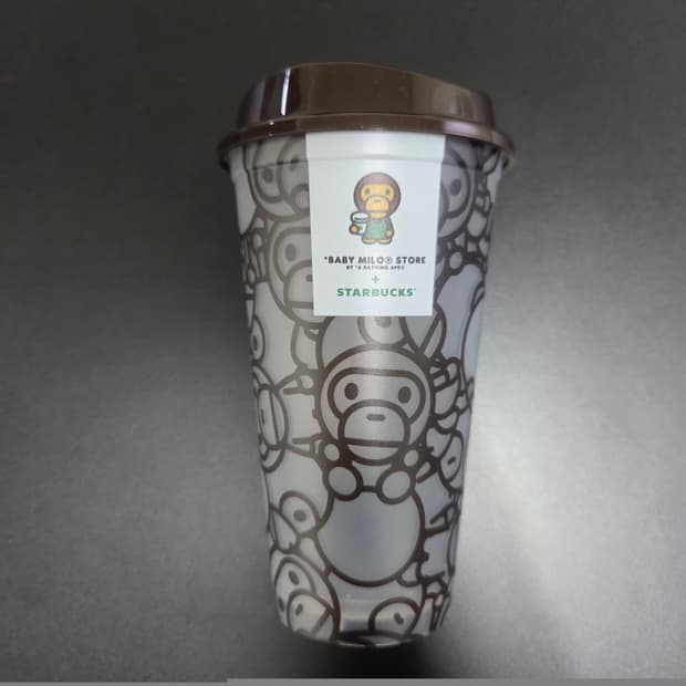 X Starbucks 마일로 리유저블컵 브라운 1개