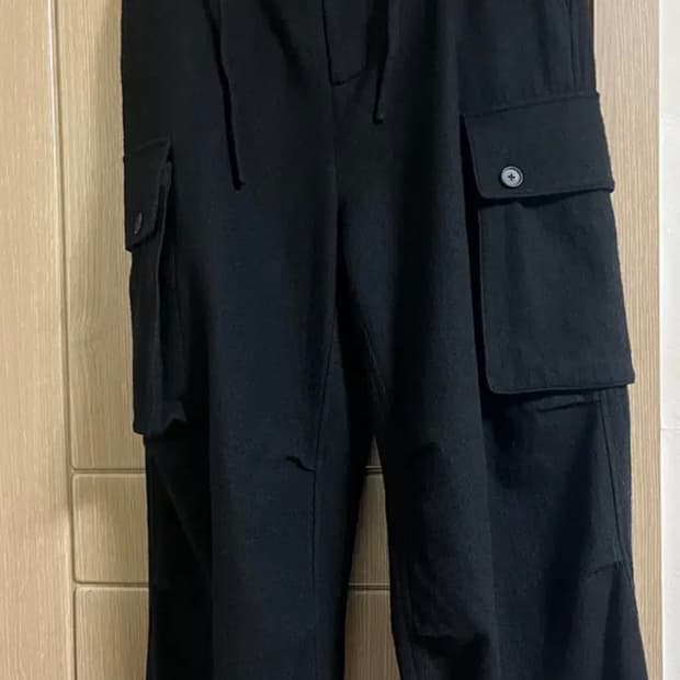 유스 축융 울 코튼 카고 팬츠 L