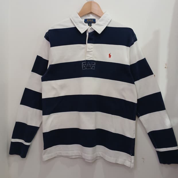 폴로랄프로렌 럭비티 스트라이프